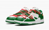 NIKE X OFF-WHITE DUNK LOW Off-White - Pine Green