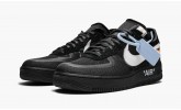 NIKE X OFF-WHITE THE 10: NIKE AIR FORCE 1 LOW Off-White Black