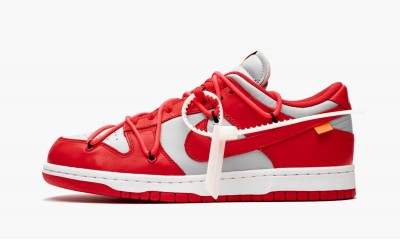NIKE X OFF-WHITE DUNK LOW Off-White - University Red